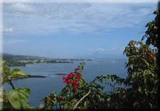 Looking across to Moorea